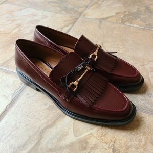 ZARA Fringed Loafers (Size 7.5)